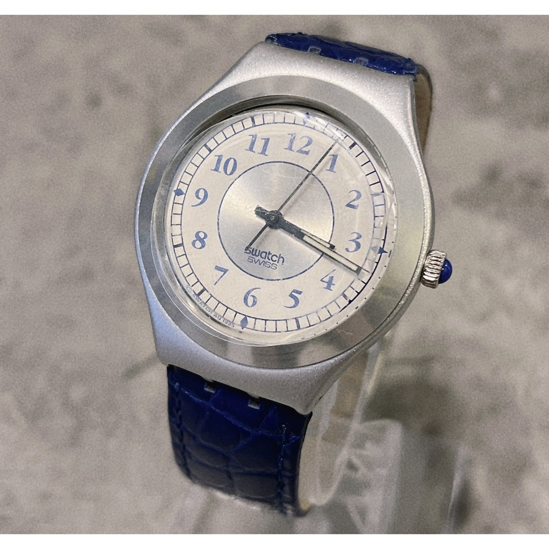 swatch(スウォッチ)の希少 美品 Swatch Irony 1996 YGS1002 腕時計 ブルー メンズの時計(腕時計(アナログ))の商品写真