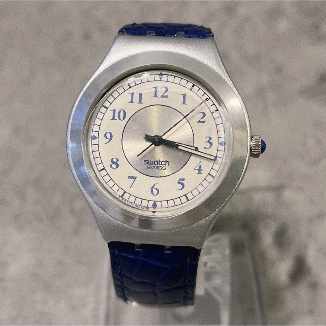 swatch(スウォッチ)の希少 美品 Swatch Irony 1996 YGS1002 腕時計 ブルー メンズの時計(腕時計(アナログ))の商品写真