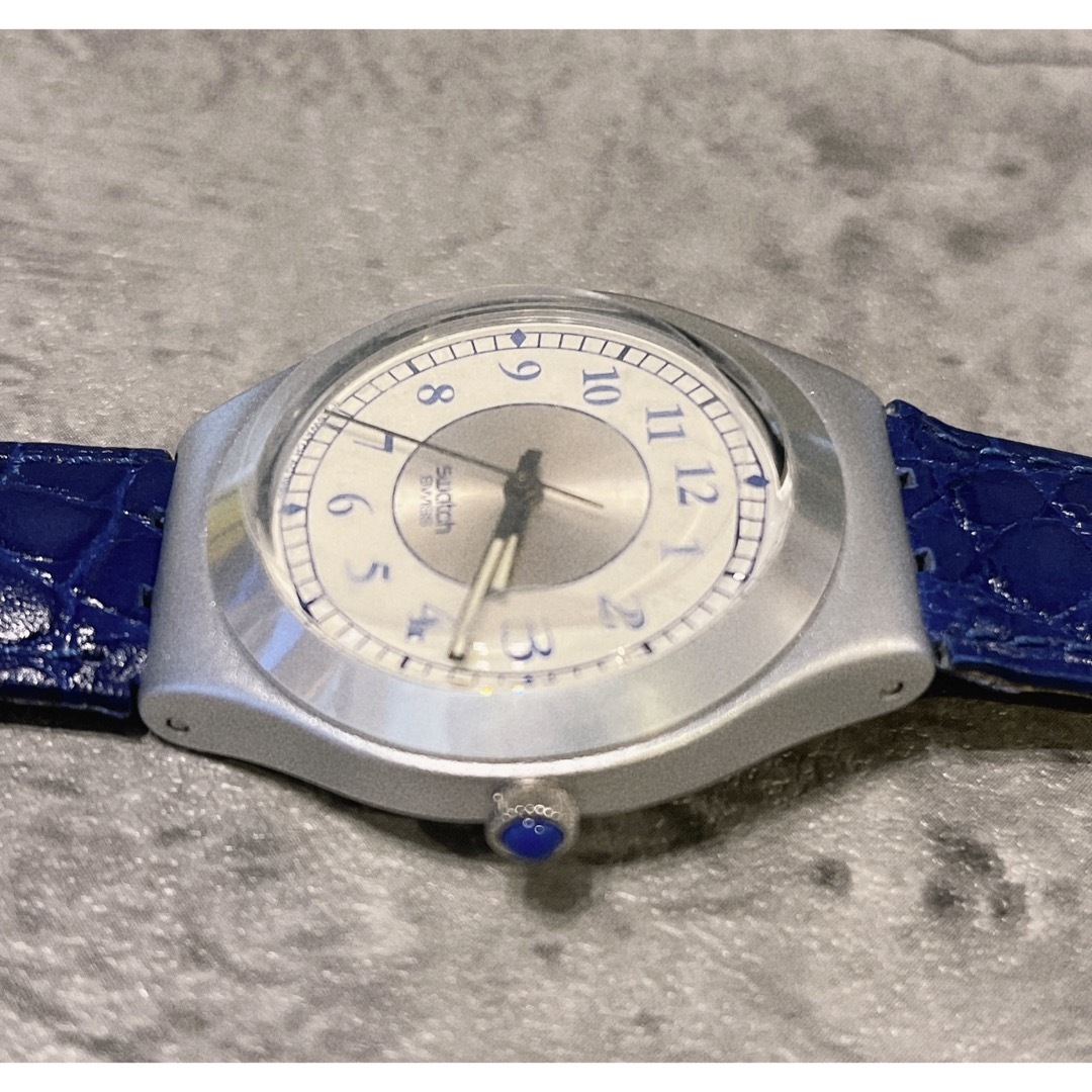 swatch(スウォッチ)の希少 美品 Swatch Irony 1996 YGS1002 腕時計 ブルー メンズの時計(腕時計(アナログ))の商品写真