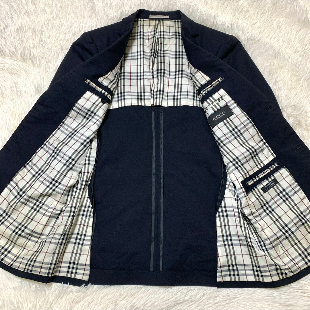 BURBERRY BLACK LABEL(バーバリーブラックレーベル)のBURBERRY BLACK LABEL ジャケット 銀ボタン ノバチェック メンズのジャケット/アウター(テーラードジャケット)の商品写真