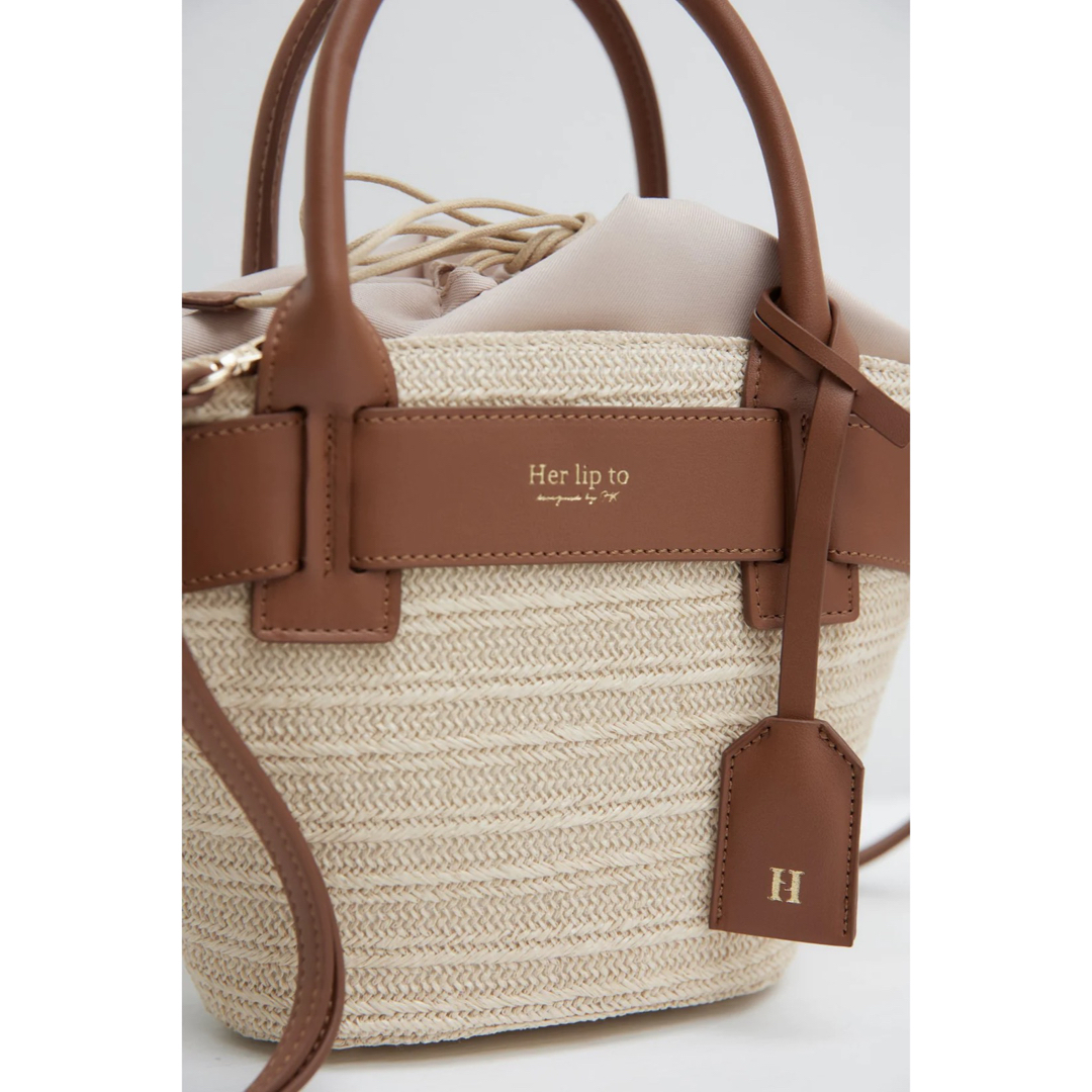 Her lip to  Palma Tote Bag  taupe