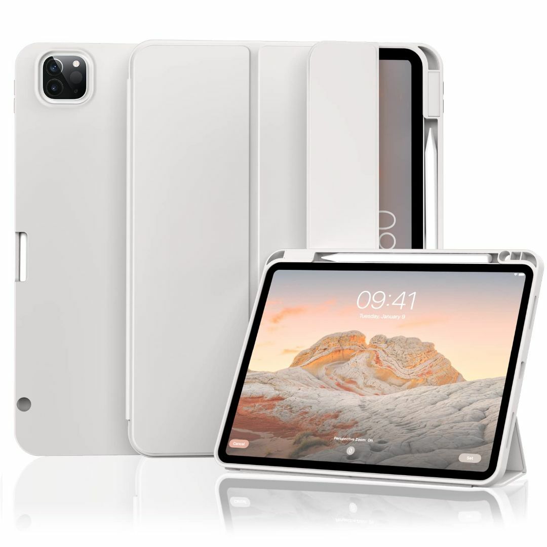 【色: グレー】Aoub iPad Pro 11インチ ケース (2022/20