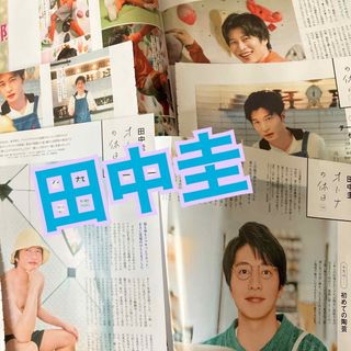 VoCE ヴォーチェ 田中圭 オトナの休日 連載 4回分 雑誌・切り抜き(男性タレント)