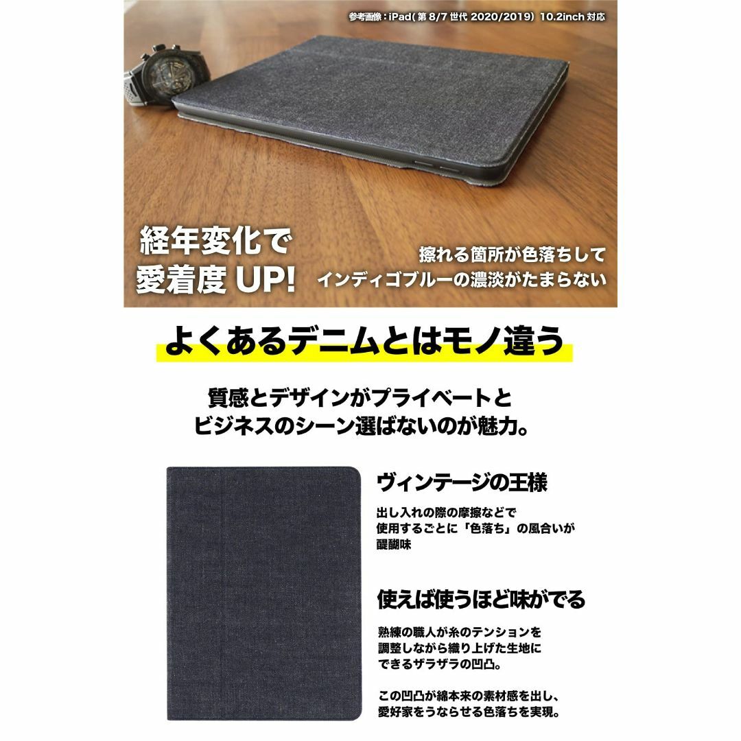 NeedNetwork 岡山デニム ipad 用 ケース 第6/5世代 9.7