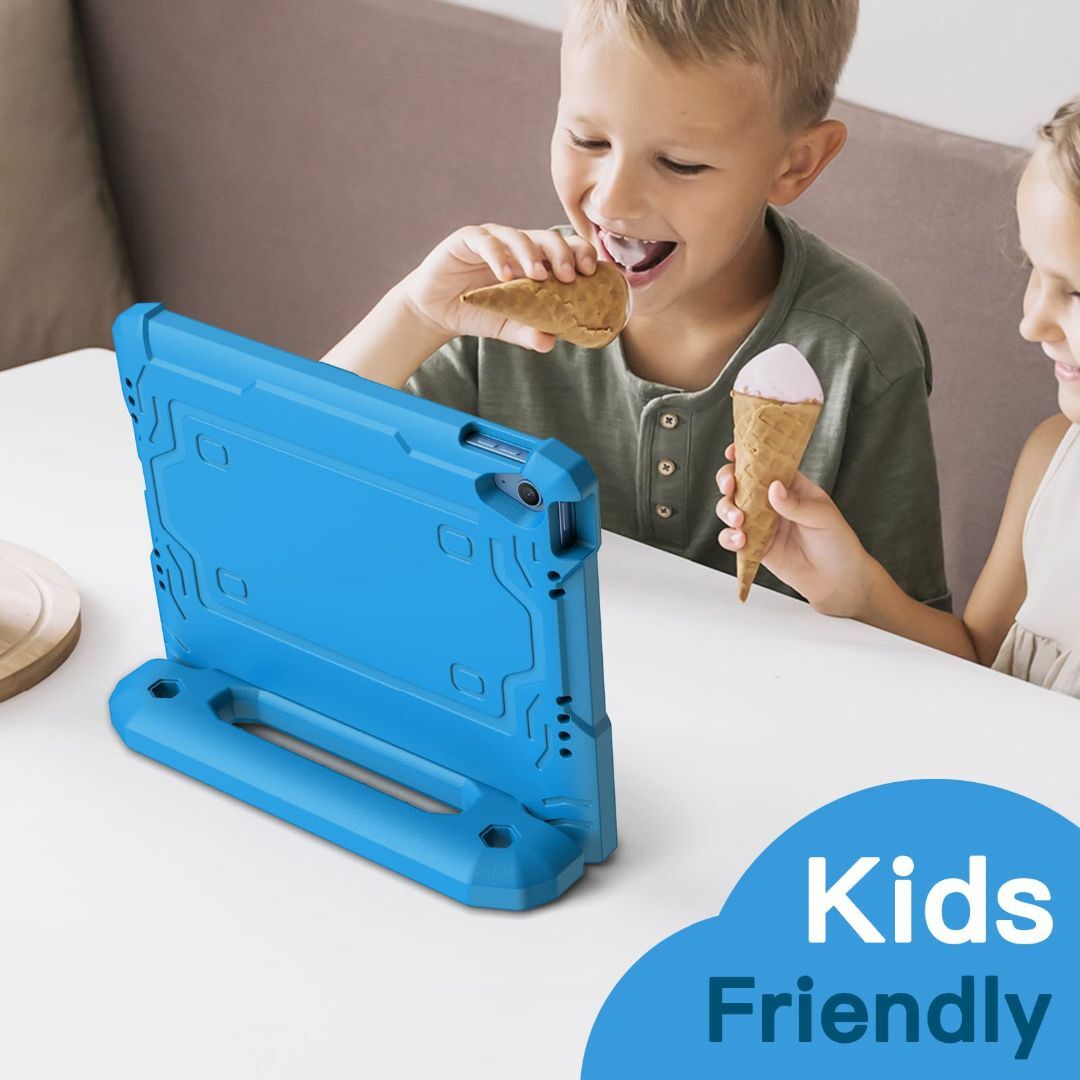 【色: ブルー】JEDirect 子供用 iPad 10 ケース（10.9インチ