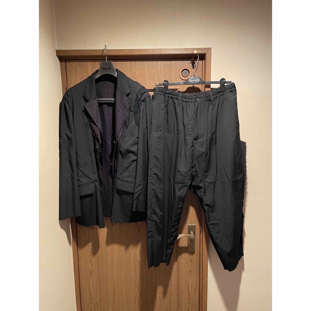 yohjiyamamoto 20aw  三重裁断レイヤードセットアップ