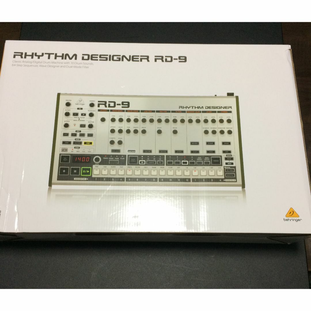 新品 未使用 Behringer RD-9 アナログ ドラムマシン リズムマシン