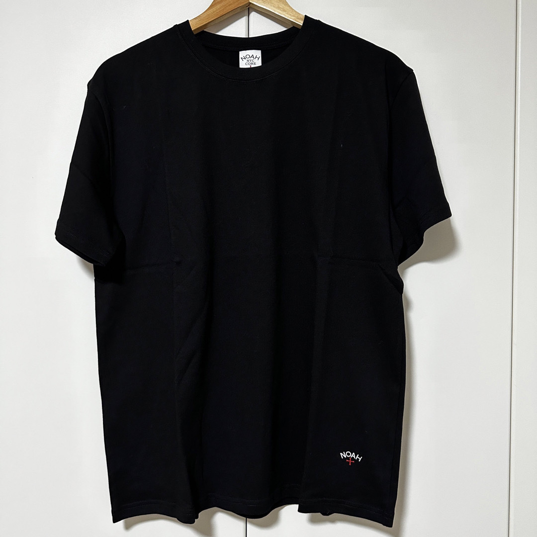 新品　NOAH 23SS クラシック　コットン　Ｔシャツ ブラック 半袖Tシャツ