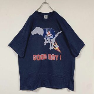 Good boy！ドッグレース中に…GILDAN半袖 プリントTシャツ 2XL(Tシャツ/カットソー(半袖/袖なし))