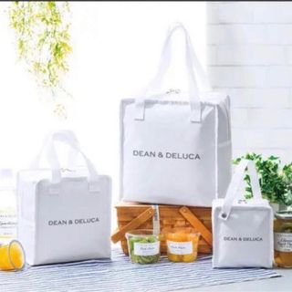 ディーンアンドデルーカ(DEAN & DELUCA)のディーン＆デルーカ・保冷バッグ3点セット・ホワイト(弁当用品)