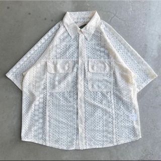 ボールジィ(Ballsey)の【即日発送】ballsy brothers sheer shirt 白 L(シャツ)