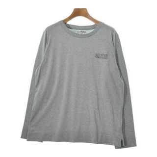 Ganni ガニー Tシャツ・カットソー 2(M位) グレー 【古着】【中古】(カットソー(半袖/袖なし))