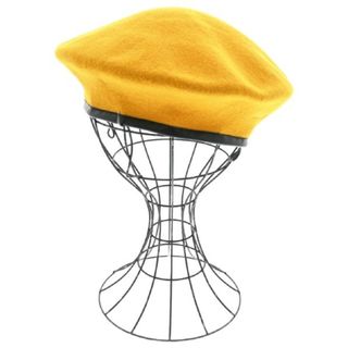 カンゴール(KANGOL)のKANGOL カンゴール ハンチング・ベレー帽 XL 黄 【古着】【中古】(ハンチング/ベレー帽)