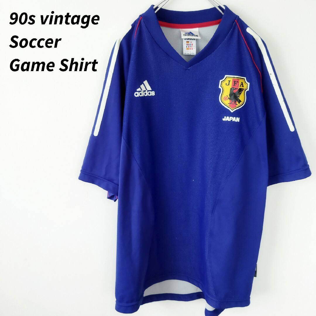 adidas(アディダス)の90s vintage 日本代表　ユニフォーム　ゲームシャツ メンズのトップス(Tシャツ/カットソー(半袖/袖なし))の商品写真