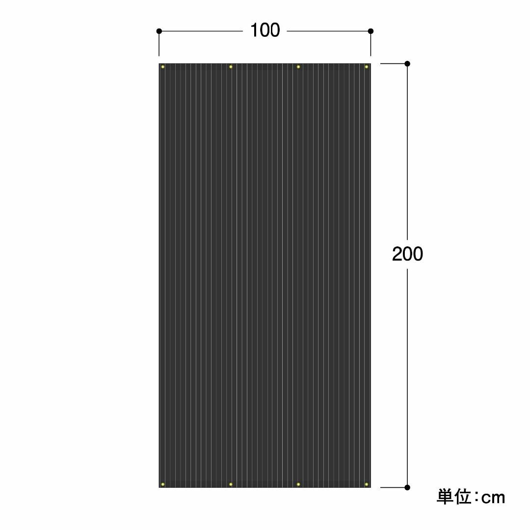 【色: チャコールグレー】タカショー 日よけ クールシェード プライム 1×2ｍ 7