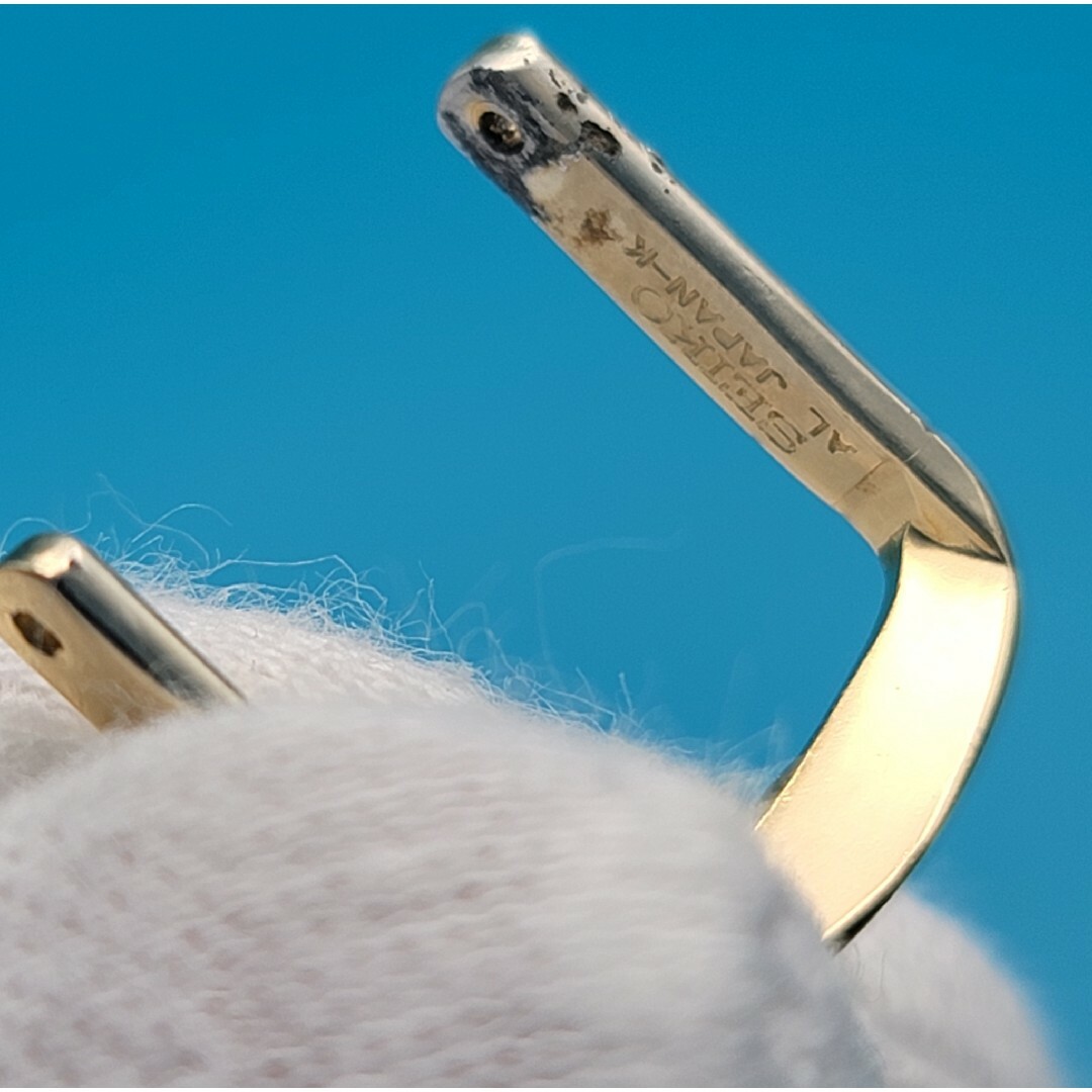 SEIKO(セイコー)のSEIKO用品⑬【中古】セイコー 純正 幅14㎜ 尾錠 金色ゴールド 表ロゴなし メンズの時計(その他)の商品写真
