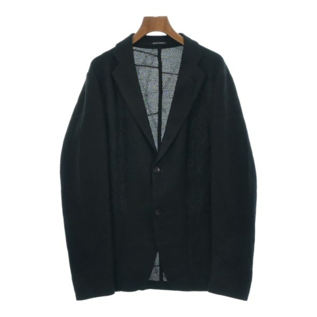 EMPORIO ARMANI テーラードジャケット 48(L位) 紺 【古着】 2022高い ...
