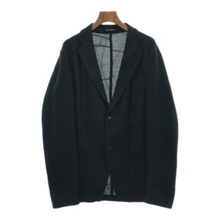 エンポリオアルマーニ(Emporio Armani)のEMPORIO ARMANI テーラードジャケット 48(L位) 紺 【古着】【中古】(テーラードジャケット)