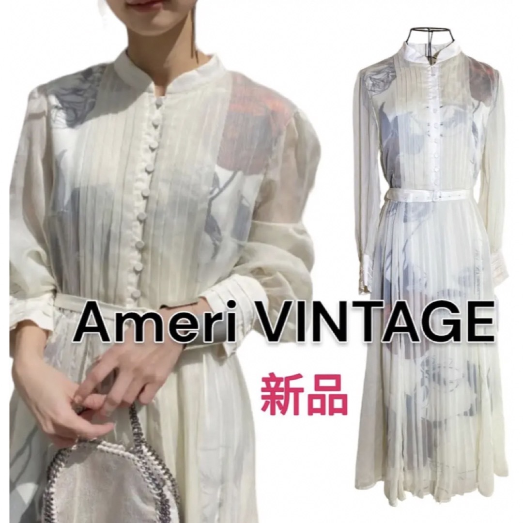 新品　タグ付き　Ameri VINTAGE  ELLA VEIL DRESS