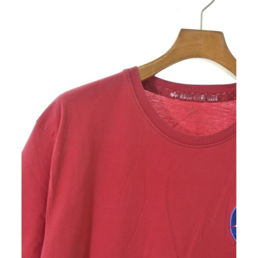 alpha(アルファ)のALPHA アルファ Tシャツ・カットソー XXL 赤 【古着】【中古】 メンズのトップス(Tシャツ/カットソー(半袖/袖なし))の商品写真
