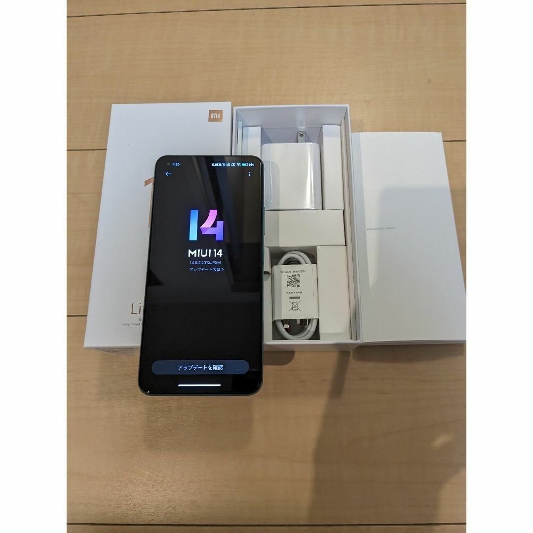 ジャンク品　Mi 11 Lite 5G ミントグリーン SIMフリー