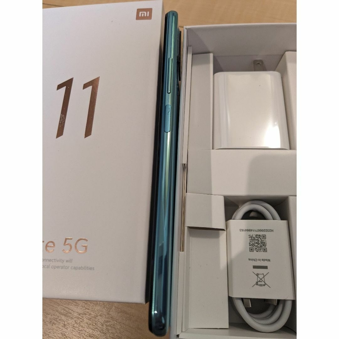 ★美品★Xiaomi Mi 11 Lite 5G ミントグリーン