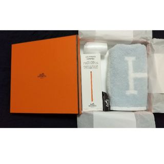 エルメス(Hermes)のエルメス アヴァロン ハンドタオル ハンドクリーム セット(ハンカチ)