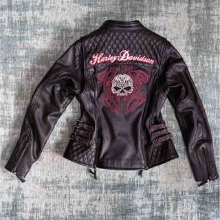 Harley Davidson - 未使用 ハーレーダビッドソン 黒 レザージャケット