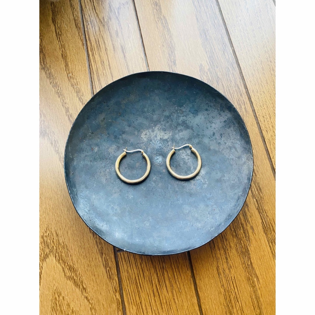 【新品 袋・値札付】Round Hoop Pierce ゴールド 4