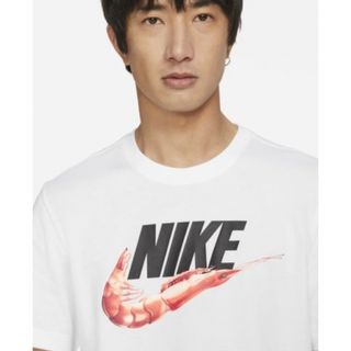 NIKE - NIKE NSW 1 FOOD SHRIMP シュリンプ 半袖Tシャツ(L)白の通販 by