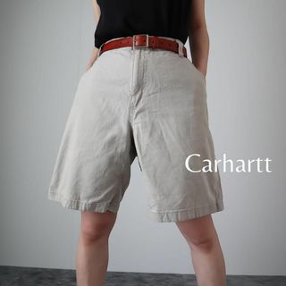 カーハート(carhartt)の【カーハート】ダック地 ワイド ルーズ ワーク ショーツ ハーフパンツ W40(ショートパンツ)