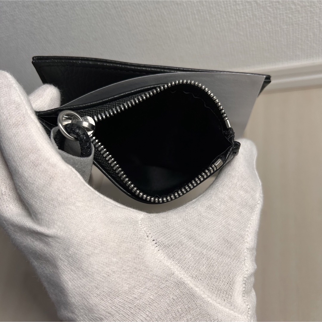 Emporio Armani - エンポリオアルマーニ 二つ折り財布 BLACKの通販 by