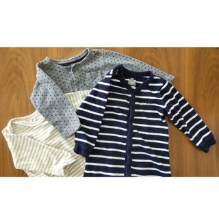 ベビーギャップ(babyGAP)の長袖カバーオール3点セット(カバーオール)