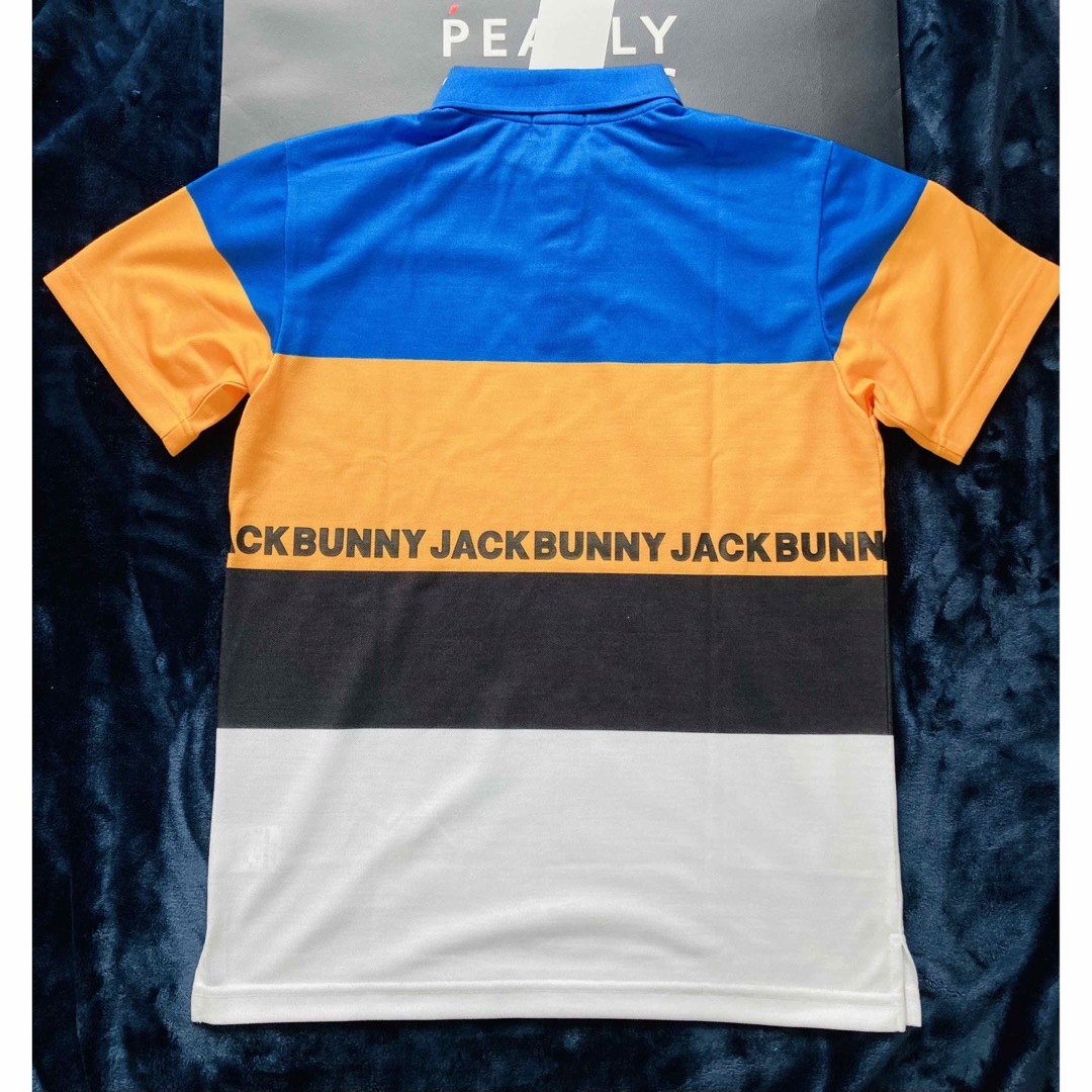 JackBunny!! ジャックバニー パーリーゲイツ 半袖ポロシャツ ボーダー