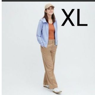 ユニクロ(UNIQLO)のユニクロ エアリズムUVカットメッシュパーカー　ブルー　XL　2023(パーカー)