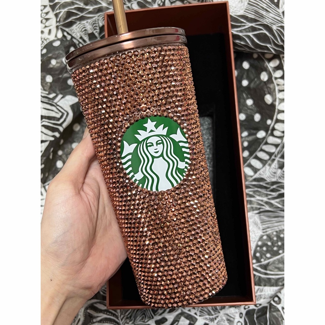 Starbucks Coffee レア 完売 海外限定 スターバックス タイ カッパー ラインストーンタンブラーの通販 by プロフ必読  値上げbluetan_1224｜スターバックスコーヒーならラクマ