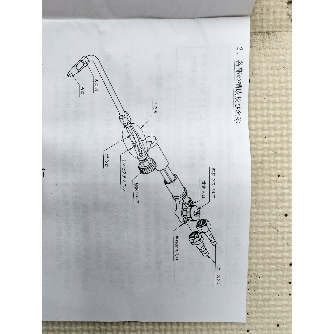 全て新品美品 田中 中形溶接器本体+ホース口アダプタ×2+火口セット 取