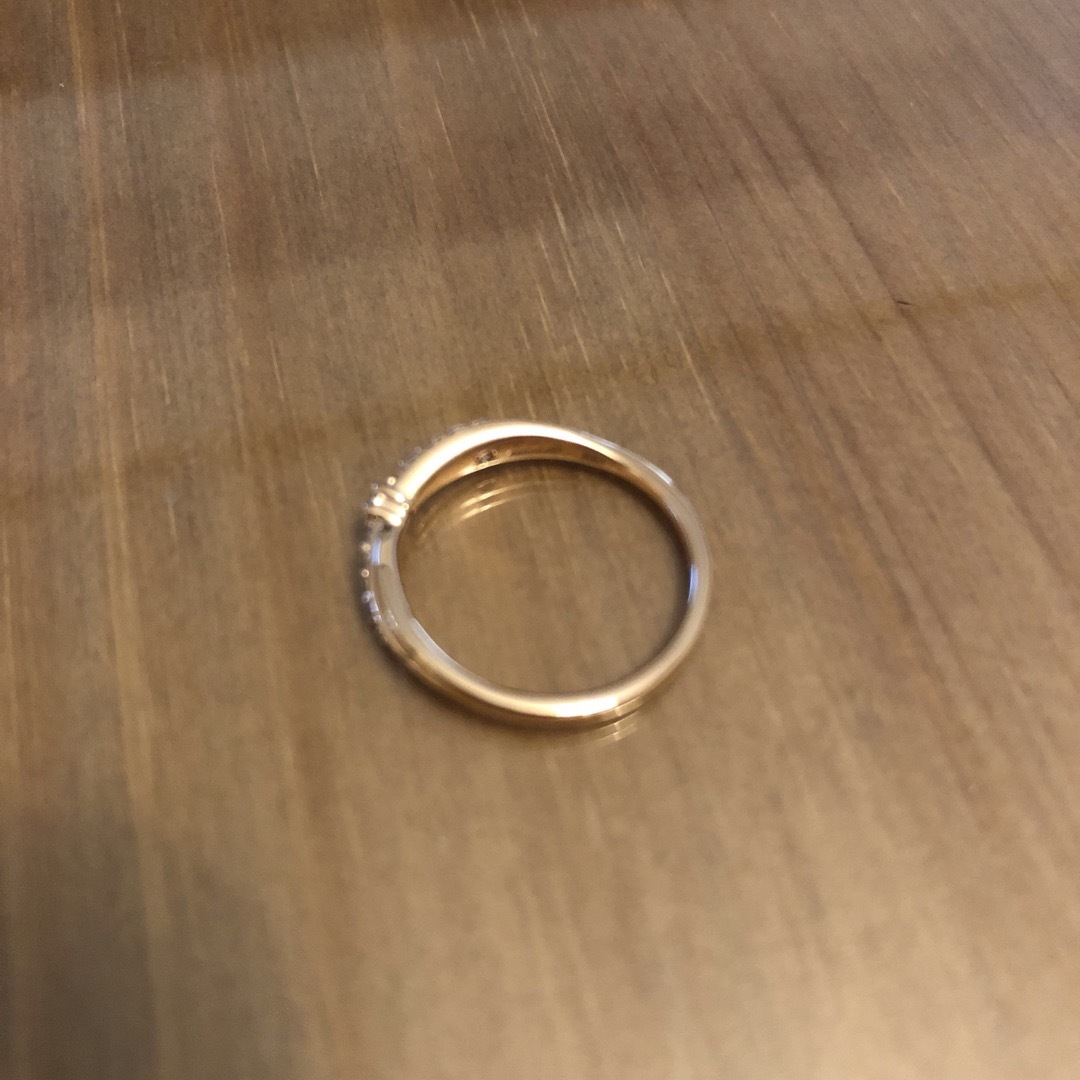 新品 canal4°C k10 ダイヤ ラプンツェル リング 8号 ✨ 指輪
