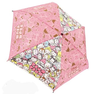 ディズニーツムツム　折り畳み傘　折りたたみ傘　ディズニー　小学生　通学　雨傘(傘)