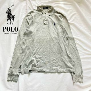 ポロラルフローレン(POLO RALPH LAUREN)のPOLO RALPH LAUREN ポロシャツ 長袖 ポニー 刺繍 M ラガー(ポロシャツ)