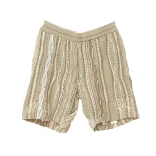 シュプリーム(Supreme)の【中古】【未使用】シュプリーム Supreme 2023年春夏 Coogi Basketball Short コットン ショートパンツ タンxホワイト【サイズM】【メンズ】(ショートパンツ)