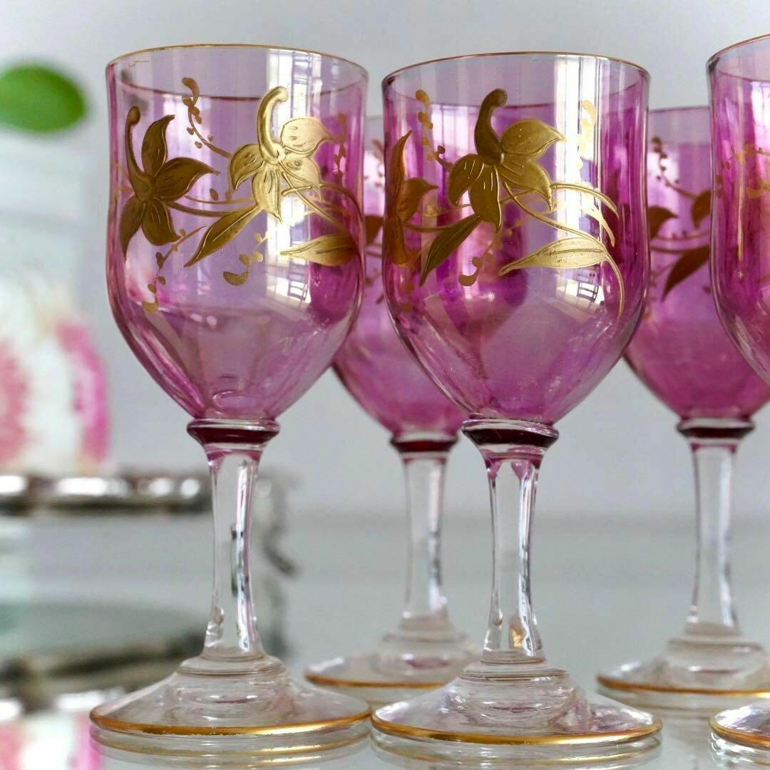 Baccarat - 希少美品オールドバカラBaccaratラスター彩&金彩 Baccarat - 希少美品オールドバカラBaccaratラスター彩&金彩
