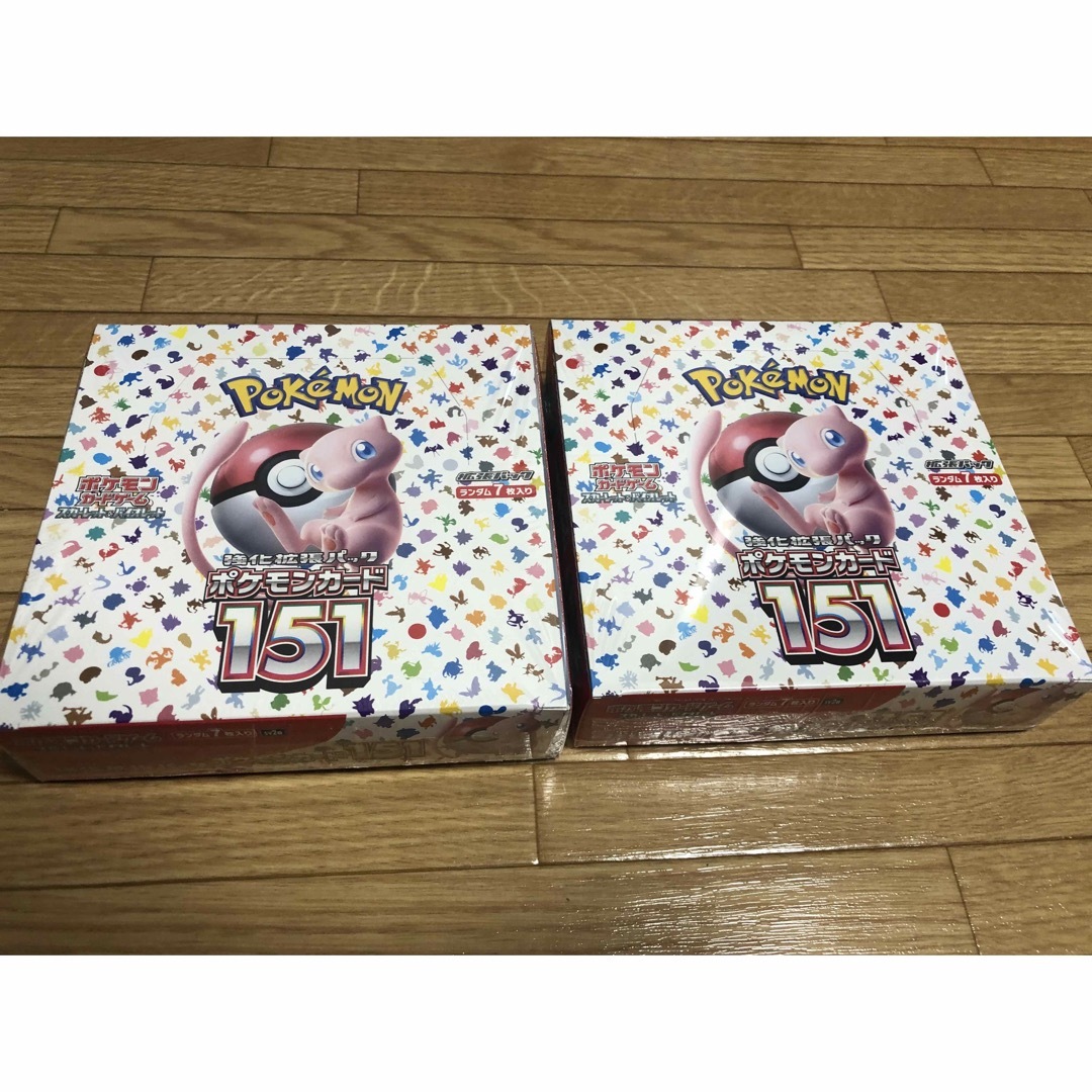 ポケモンカード　151　2BOX  シュリンク付き