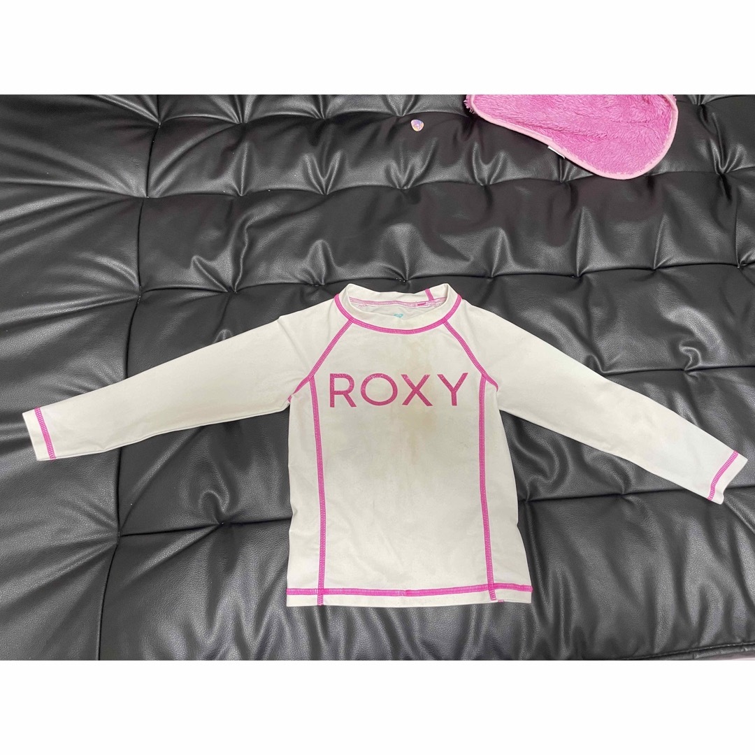 Roxy(ロキシー)の子供服　水着　ラッシュガード　ROXY ロキシー　白 キッズ/ベビー/マタニティのキッズ服女の子用(90cm~)(水着)の商品写真