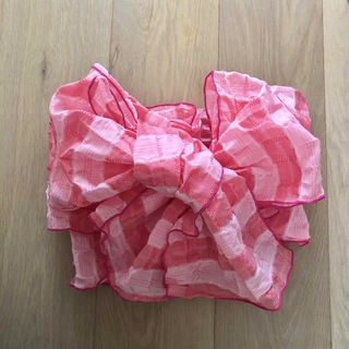 女の子　浴衣帯　ピンク(甚平/浴衣)