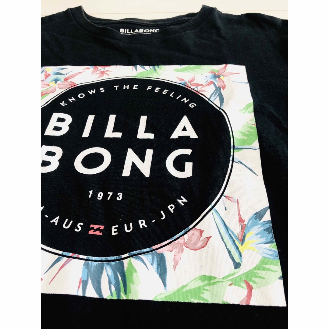 billabong(ビラボン)のBILLABONG ビラボン Tシャツ　ブラック　レディース レディースのトップス(Tシャツ(半袖/袖なし))の商品写真