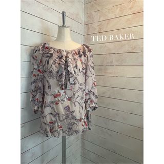 テッドベイカー(TED BAKER)のテッドベイカー　シフォン　ブラウス　フリル　グレースコンチネンタル  (シャツ/ブラウス(長袖/七分))