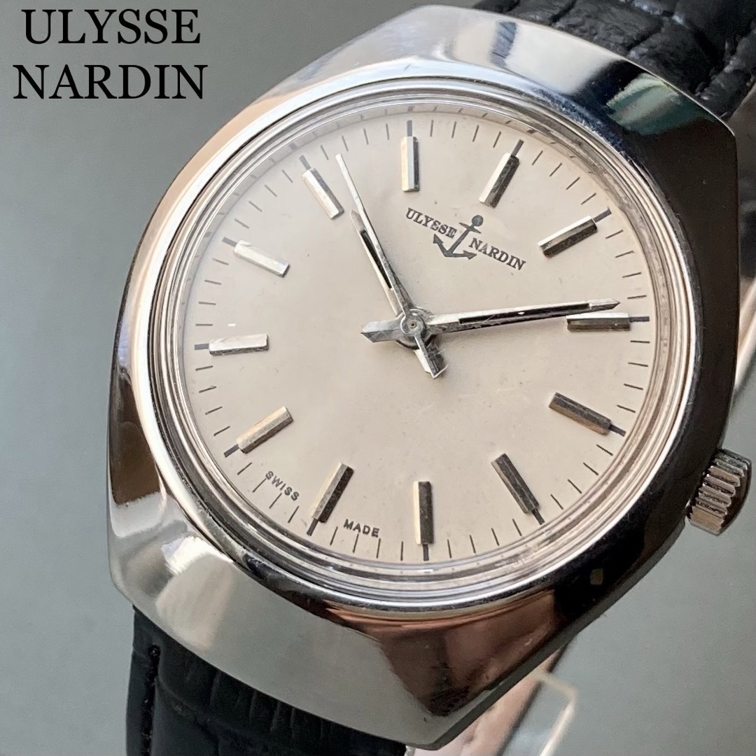ULYSSE NARDIN(ユリスナルダン)の【動作良好】ユリスナルダン アンティーク 腕時計 1950年代~ 手巻き メンズ メンズの時計(腕時計(アナログ))の商品写真