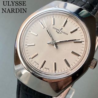 ユリスナルダン(ULYSSE NARDIN)の【動作良好】ユリスナルダン アンティーク 腕時計 1950年代~ 手巻き メンズ(腕時計(アナログ))