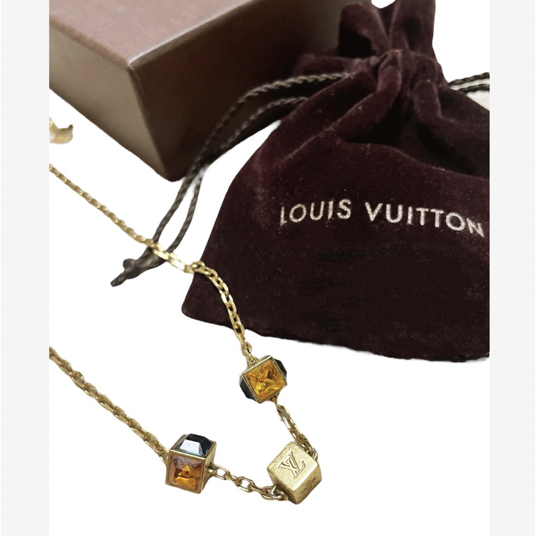 LOUIS VUITTON(ルイヴィトン)の˗ˏˋ 再値下げˎˊ˗美品 ルイヴィトン コリエ ギャンブル ネックレス 箱付き レディースのアクセサリー(ネックレス)の商品写真